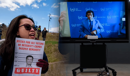 Rodrigo Duterte participó en audiencia virtual ante la CPI por presuntos crímenes de lesa humanidad en Filipinas.