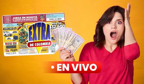 El Extra de Colombia hoy, con la Lotería de Tolima, se jugará a las 11.45 p. m.