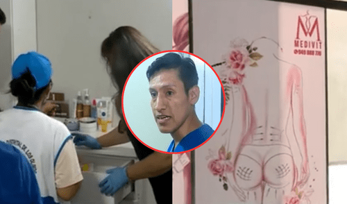 Falso médico intentó negar su participación en la clínica, pero fue desmentido por pacientes. Foto: America Noticias Los Olivos