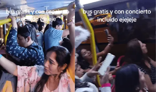 Fans de Ha*Ash convierten un bus en karaoke tras su concierto en Lima: “Cosas que Europa se pierde”