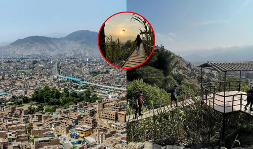 Este espacio natural, ubicado en San Juan de Lurigancho, abarca cerca de 4.000 metros cuadrados, ofreciendo un amplio entorno verde en medio de la ciudad. Foto: composición LR San Juan de Lurigancho