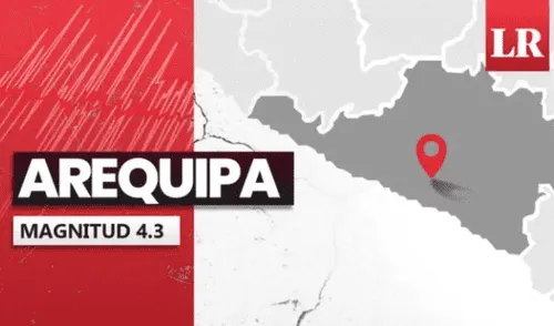 Un sismo de magnitud 4.3