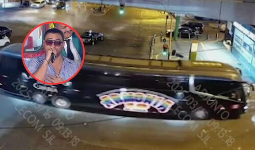 En el video difundido se aprecia al bus de Armonía 10 trasladándose rumbo San Juan de Lurigancho para cumplir con una presentación. Durante el ataque falleció el vocalista Paul Flores. Foto: América TV/LR