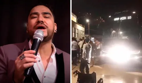 El bus se dirigía a una presentación en la zona de Santa Clara cuando fue interceptado por los delincuentes. Foto: composición LR Fiscalía abre investigación preliminar por el asesinato del cantante Paul Flores de Armonía 10 en SJL