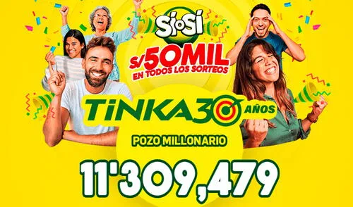 Resultados de la Tinka de este domingo 16 de marzo. Foto: La Tinka