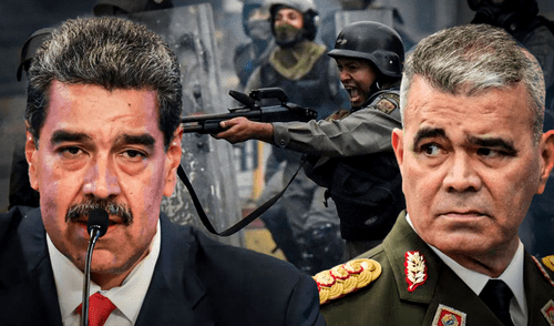 Militares en la reserva denuncian a Maduro y ministro de Defensa, Padrino López, por crímenes de lesa humanidad. Foto: composición LR Militares en la reserva denuncian a Maduro y ministro de Defensa, Padrino López, por crímenes de lesa humanidad.