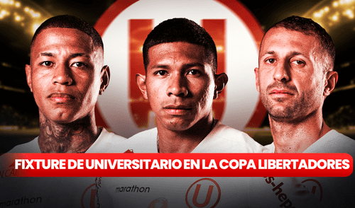 Universitario jugará por tercera ocasión consecutiva la fase de grupos de la Copa Libertadores. Foto: composición LR/Jazmin Ceras Grupo de Universitario en la Copa Libertadores