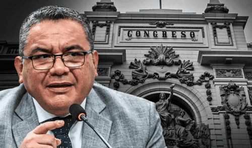 Santiváñez dijo que sí asistirá al Congreso si es citado por moción de censura. | Composición LR. Santiváñez dijo que sí asistirá al Congreso si es citado por moción de censura