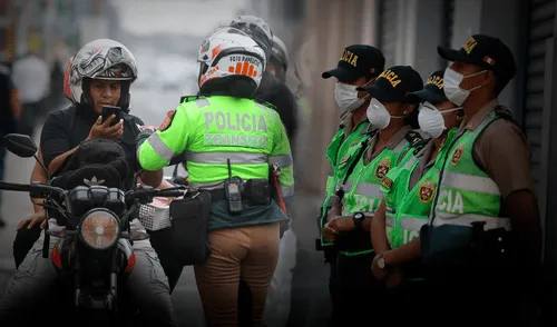 Policías recibirán apoyo de las Fuerzas Armadas para controlar a la ciudadanía. Foto: Andina Estado de emergencia