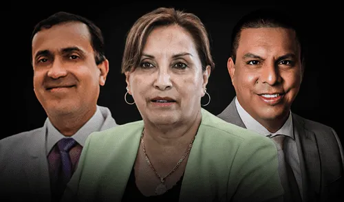 Juan Carlos Portugal insiste en que la presidenta Dina Boluarte no se sometió a una cirugía estética y descarta que Mario Cabani pueda ser colaborador eficaz. | Composición Gerson Cardozo/ La República. Juan Carlos Portugal, Dina Boluarte, cirugías, cirujano Mario Cabani