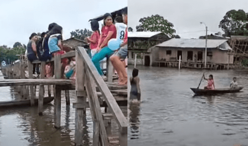 Loreto: 800 colegios inundados y en mal estado retrasan el inicio del año escolar en la región. Foto: RPP