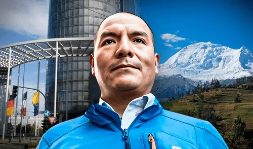 Agricultor asegura que la empresa expone al peligro a la región de Áncash. Foto: Composición Jazmin Ceras/La República Deshielo en Áncash