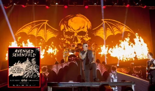 Avenged Sevenfold en Colombia 2025: venta de entradas confirmadas y precios oficiales para primer show de la banda en el país