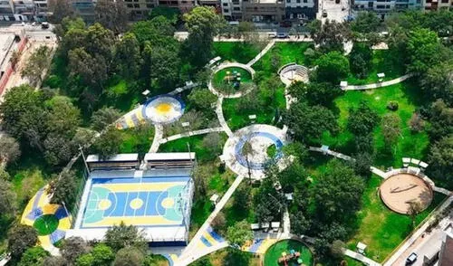 Inauguración del Parque Cívico Héroes de la Guerra del Pacífico en San Martín de Porres