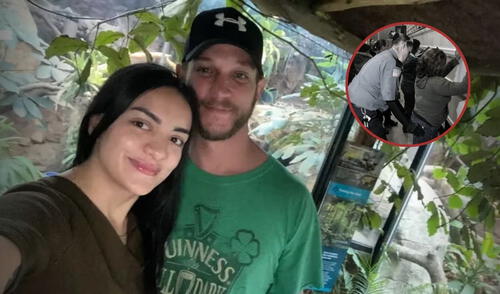 Peruana es detenida en Estados Unidos por ser latina y esposo americano lamenta votar por Donald Trump: “No sabía cómo iba a ocurrir”. Foto: composición LR/Captura/AFPJose Cabezas Estados unidos | migrantes en estados unidos | peruanos en estados unidos | Camila Muñoz | Bradley Bartell