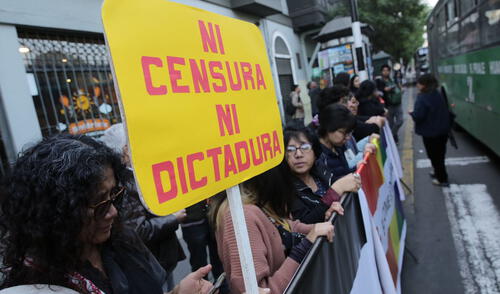 Representantes del colectivo de cineastas.
