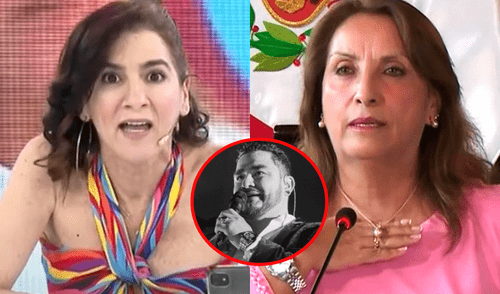 Dina Boluarte y Gigi Mitre