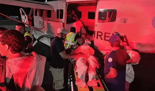 Así se realizó el rescate de los 5 sobrevivientes del trágico accidente aéreo en el mar de Honduras