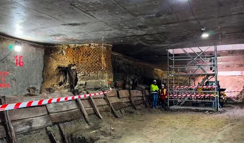 El Real Canal del Manzanares, que fue utilizado para el transporte de mercancías hasta el mar, quedó en desuso. Foto: Restos del Real Canal del Manzanares son descubiertos durante las ampliación de la línea 11 de metro en España