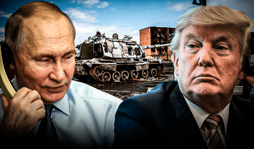 Trump había anunciado una pronta llamada a Putin que se concretó este 18 de marzo. Foto: composición LR Trump había anunciado una pronta llamada a Putin que se concretó este 18 de marzo. Foto: composición LR