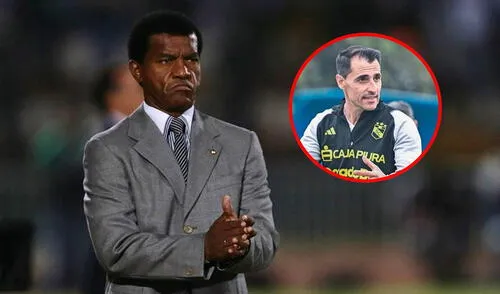 Julio César Uribe, leyenda de Sporting Cristal, defendió a Guillermo Farré pese a las críticas de los hinchas. Foto: composición LR/Andina/Sporting Cristal Julio César Uribe, leyenda de Sporting Cristal, defendió a Guillermo Farré pese a las críticas de los hinchas.