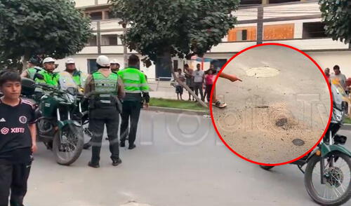 Detonan explosivo frente al colegio Leonardo da Vinci de Huaycán en pleno estado de emergencia