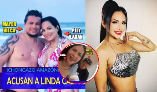 Linda Caba fue acusada de arruinar un matrimonio. Foto: Composición LR/Magaly Linda Caba fue acusada de arruinar un matrimonio.