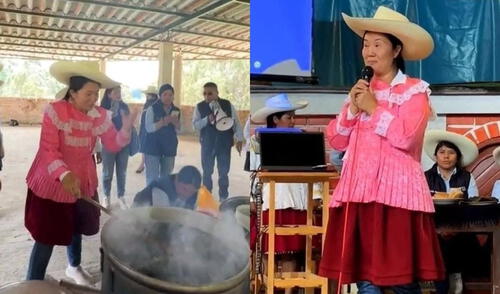 Keiko Fujimori visitó el centro poblado de Combayo, ubicado en Cajamarca. Foto: Cajamarca Noticias. Keiko Fujimori visitó el centro poblado de Combayo, ubicado en Cajamarca. Foto: Cajamarca Noticias.