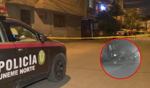 Sicarios acribillan a un joven en San Martín de Porres.