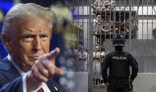 Trump llegó a un acuerdo con Bukele para mandar a los inmigrantes deportados. Foto: Composición: Lr/CNN Trump llegó a un acuerdo con Bukele para mandar a los inmigrantes deportados. Foto: Composición: Lr/CNN