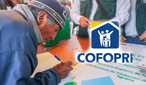 El proceso de regularización de terrenos se realiza a través del Organismo de Formalización de la Propiedad Informal que otorga títulos de propiedad a los ocupantes informales. Foto: Composición LR/Andina/Cofopri