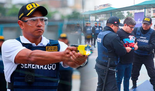 "No son no letales porque esas armas, mal usadas, también pueden matar a una persona", indica César Ortiz, especialista en seguridad ciudadana. Foto: composición LR/Municipalidad de Surco ¿Serenos con armas de electrochoque? Tres especialistas analizan proyecto del Congreso y advierten: "Deben ser entrenados"