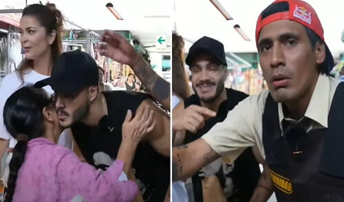 Peruana saluda con beso a Mario Irivarren, pero 'chotea' a Gerardo Pe en mercado:  “Se pasó de fría”