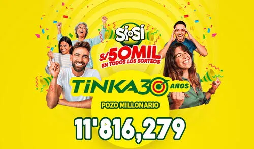 Resultados del sorteo de la Tinka HOY 19 de marzo