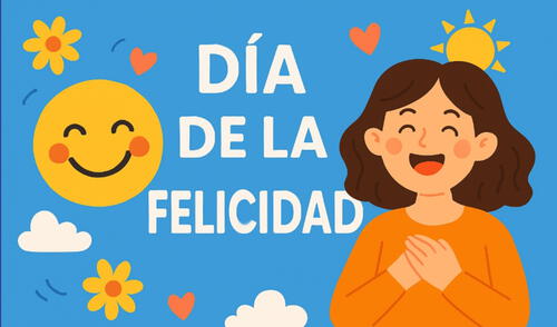 Cada 20 de marzo se celebra el Día de la Felicidad. Foto: Andina.
