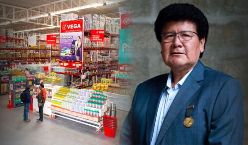 Comenzó como un puesto ambulante y hoy es una de las cadenas de tiendas más grandes de Lima: dueño vendía chupetes en Comas. Foto: composición LR/Ey/MercadoNegro. grupo vega | michel vega | comas | lima | perú | tiendas vega | collique