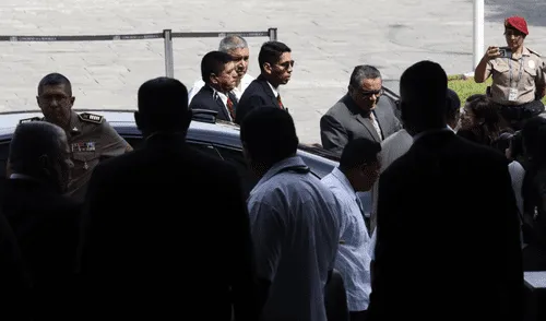 Juan Santiváñez en el Congreso. Foto: Fotos: John Reyes/urpi-LR Juan Santiváñez en el Congreso