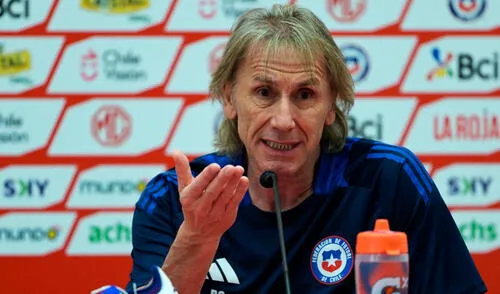 Ricardo Gareca es DT de la selección chilena desde enero del 2024. Foto: AFP