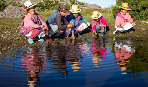 Un llamado al cuidado del agua. Fuente: Difusión Un llamado al cuidado del agua