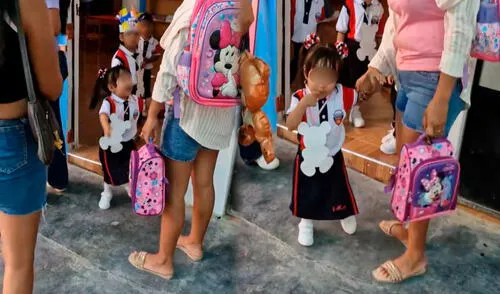 El video de TikTok fue grabado por un testigo que capturó el momento exacto en que la niña se dio cuenta del error.