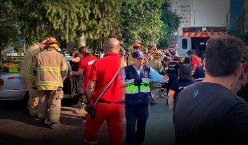 La persona herida fue trasladada al centro de salud más cercano. Foto: Composición LR