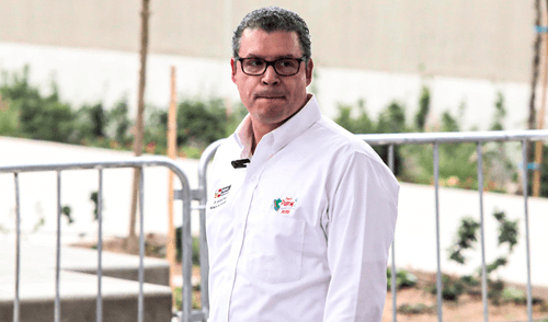 Morgan Quero comentó sobre el hecho durante la inauguración de la 27° Escuela Bicentenario. | Foto: La República morgan quero sobre docente que falleció camino a su colegio.