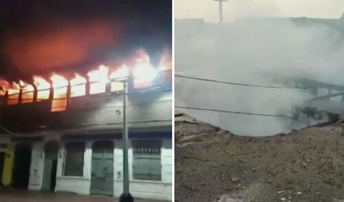 Incendio en Callao
