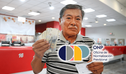 Los jubilados de la ONP reciben como pensión mínima S/600 desde 2025.
