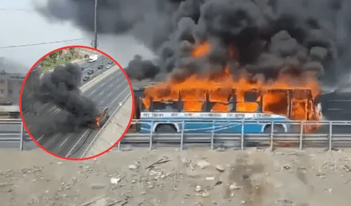 Incendio en Vía de Evitamiento