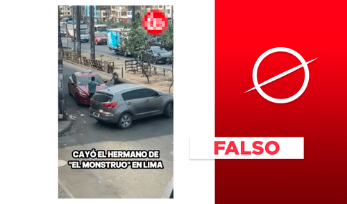 Video no muestra la captura del hermano del cabecilla criminal Erick Moreno "El Monstruo"