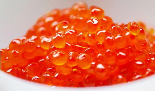 Caviar de salmón. Foto: Cornershop
