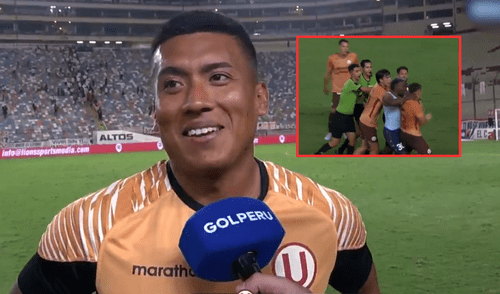 Hugo Ancajima se refirió a pelea entre jugadores de la U y El Nacional