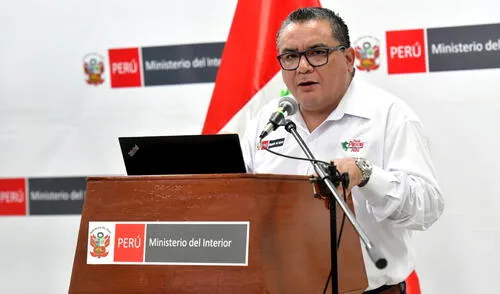 Juan Santiváñez deberá presentar su renuncia, luego de que el Congreso aprobara su censura. Foto: Mininter. Juan Santiváñez deberá presentar su renuncia, luego de que el Congreso aprobara su censura. Foto: Mininter.