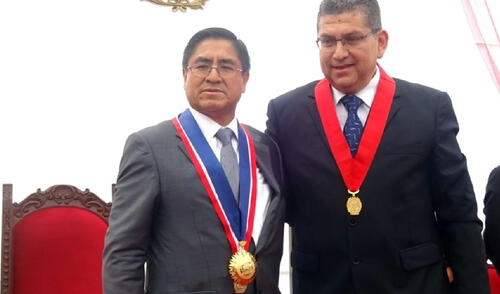César Hinostroza y Walter Ríos, en la Corte Superior del Callao César Hinostroza y Walter Ríos, en la Corte Superior del Callao